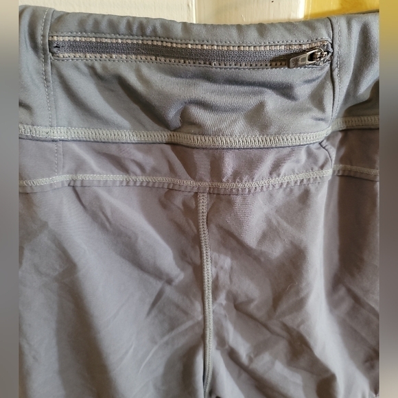 Athleta Ready Set Shorts Medium Blue Gray Athletic Workout - Picture 5 of 5